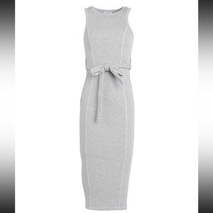 TOPSHOPlight grey midi dress